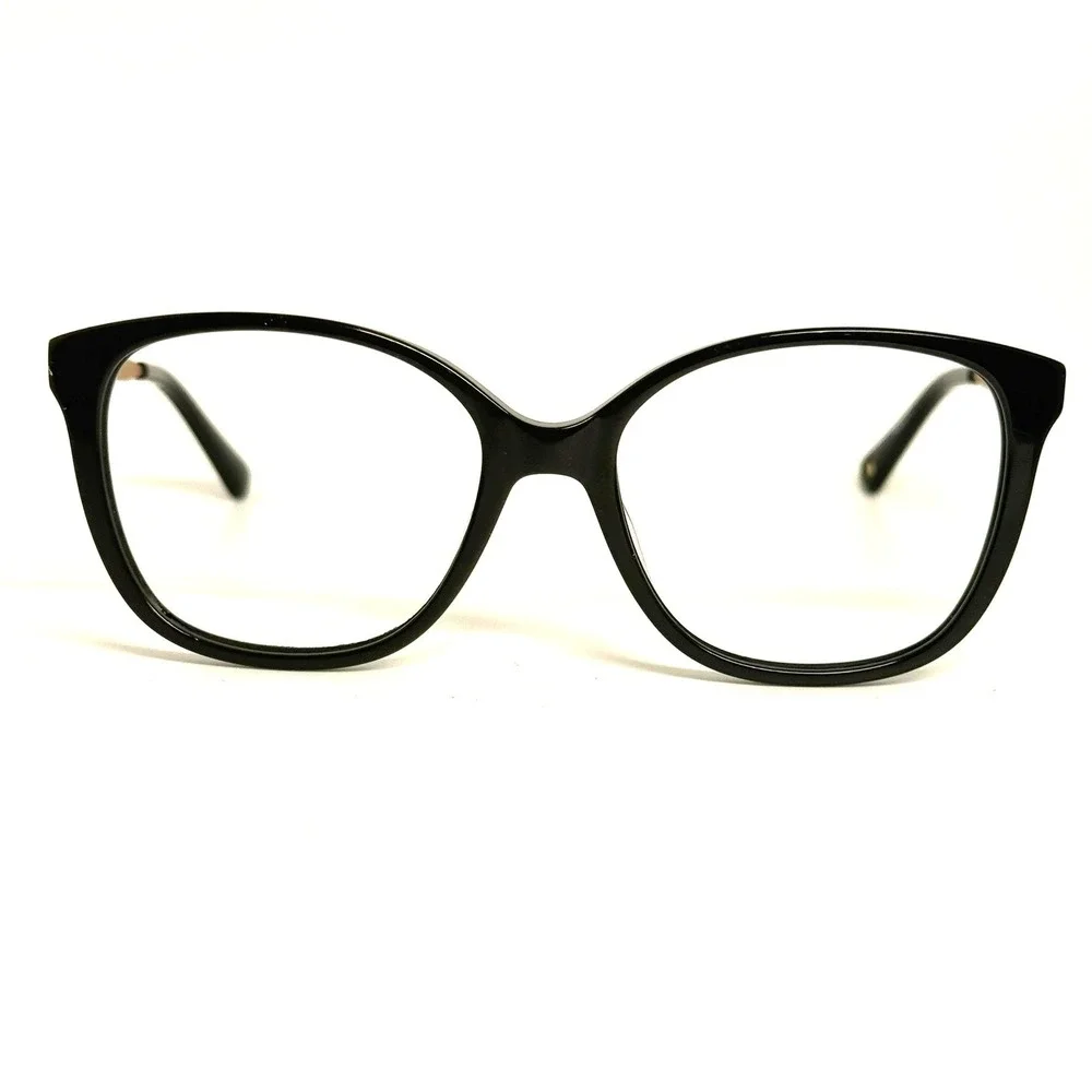 Anne Klein AK7079 Black Gold Cat Eye Eyeglass Frames 54-17-140 Womens Eyewear